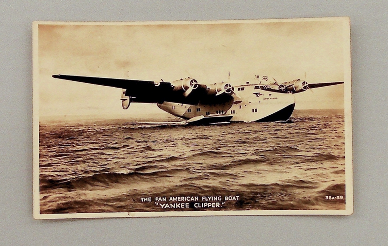 Image: postcard: Pan American Airways, Boeing 314 Yankee Clipper