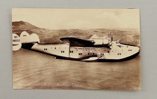 Image: postcard: Pan American Airways, Boeing 314