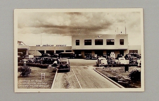 Image: postcard: Pan American Airways, Miami International Airport