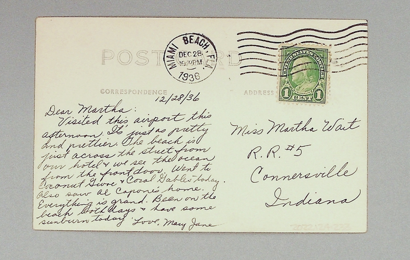 Image: postcard: Pan American Airways, International Pan American Airport