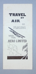 Image: brochure: Aero Limited, Inc., “Travel by Air in Florida”