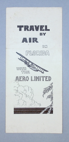 Brochure: Aero Limited, Inc., “Travel by Air in Florida”