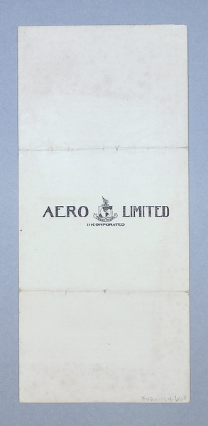 Image: brochure: Aero Limited, Inc., “Travel by Air in Florida”