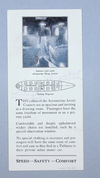 Image: timetable: Aeromarine West Indies Airways, Miami and Bimini