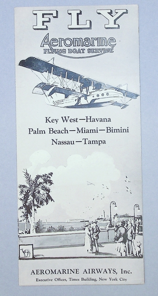 Image: fare schedule: Aeromarine Airways