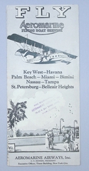 Image: fare schedule: Aeromarine Airways