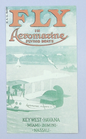 Fare schedule: Aeromarine Airways,