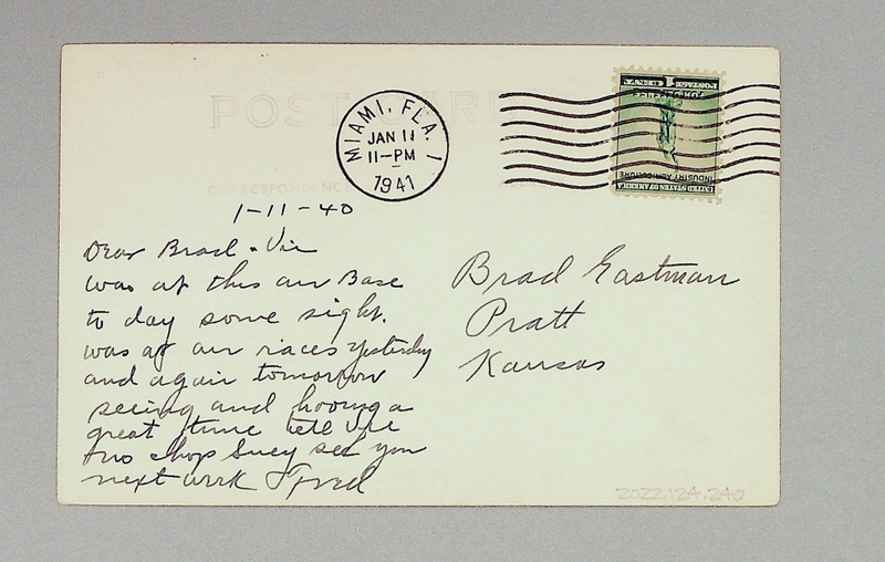 Image: postcard: Pan American Airways, Sikorsky S-42, Pan American Airport