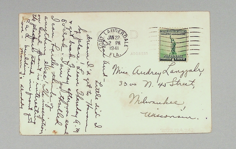 Image: postcard: Pan American Airways, The Story of Dinner Key