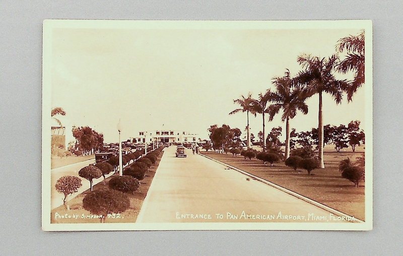 Image: postcard: Pan American Airways, Pan American Airport
