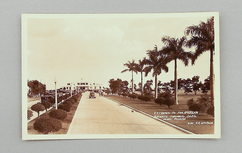 Image: postcard: Pan American Airways, Pan American Airways Terminal Building