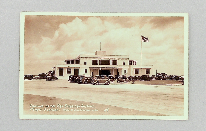 Image: postcard: Pan American Airways, Pan American Airport