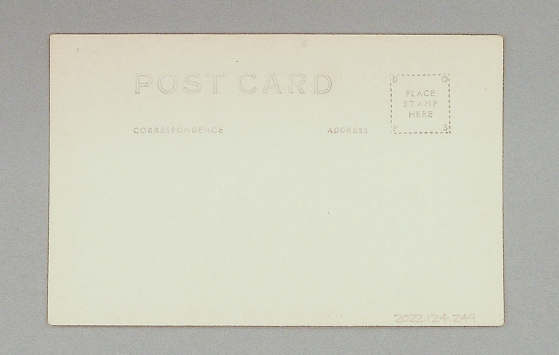 Image: postcard: Pan American Airways, Globe of the Earth, International Pan American Airport