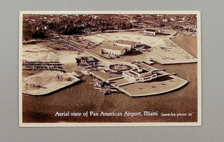 Image: postcard: Pan American Airways, Pan American Airport