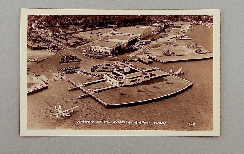 Image: postcard: Pan American Airways, Pan American Airport