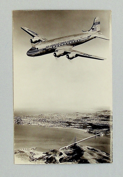 Image: postcard: Pan American Airways, Douglas DC-4