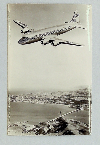 Postcard: Pan American Airways, Douglas DC-4