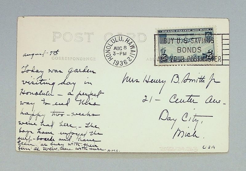 Image: postcard: flower