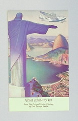 Image: postcard: Pan American Airways, “Flying down to Rio”