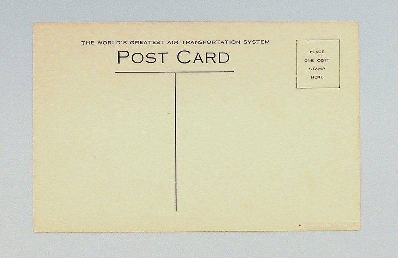 Image: postcard: Pan American Airways, Pan American Field, Miami terminal