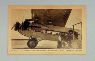 Image: postcard: Pan American Airways, Fokker F.10
