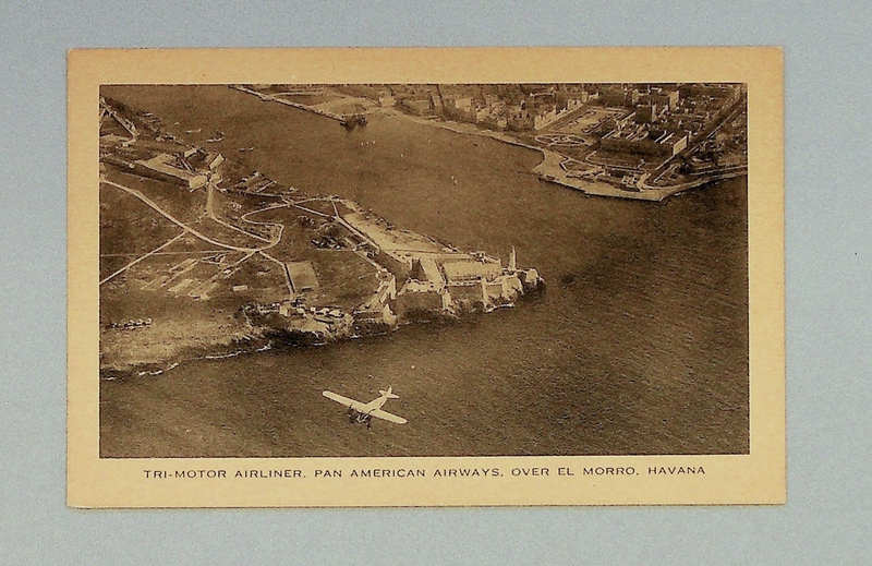 Image: postcard: Pan American Airways, Fokker F.10, Havana