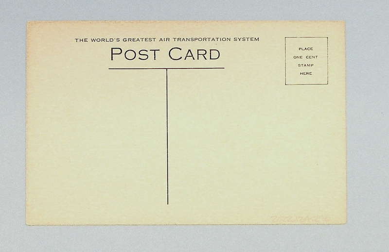 Image: postcard: Pan American Airways, Fokker F.10, Havana