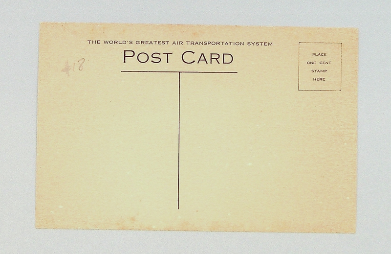 Image: postcard: Pan American Airways, Nassau Harbor