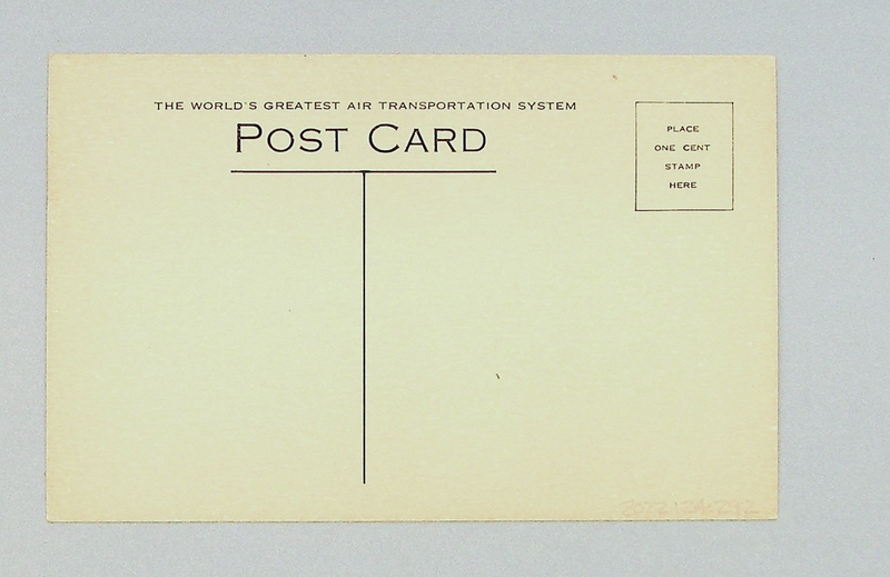 Image: postcard: Pan American Airways, tennis at Nassau