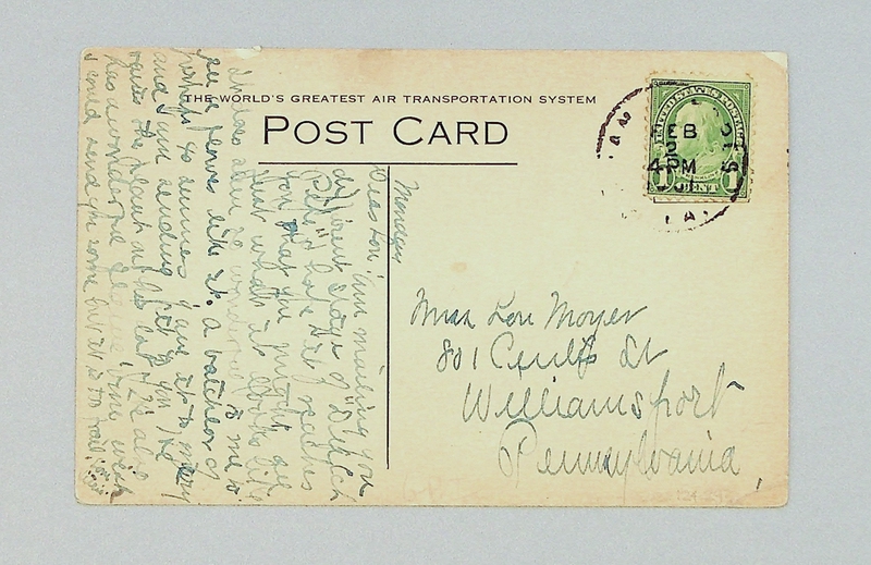 Image: postcard: Pan American Airways System