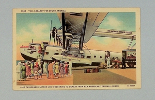 Image: postcard: Pan American Airways, Sikorsky S-40