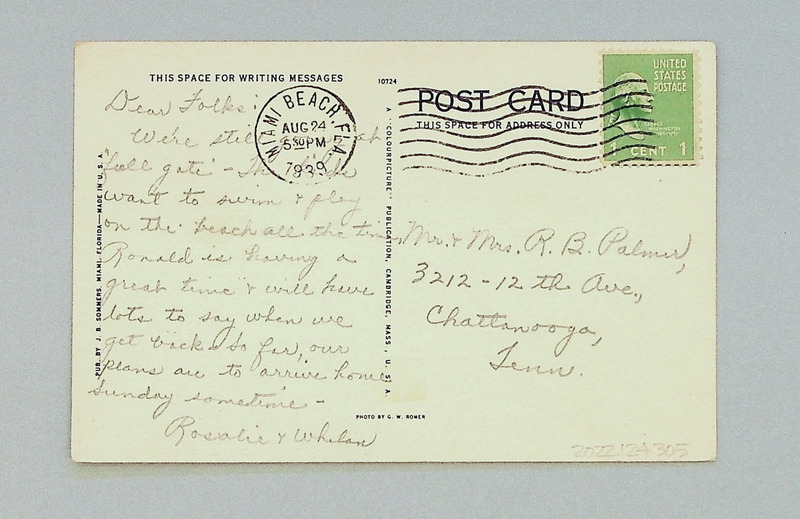 Image: postcard: Pan American Airways, Sikorsky S-40