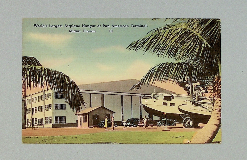Image: postcard: Pan American Airways, Pan American Terminal