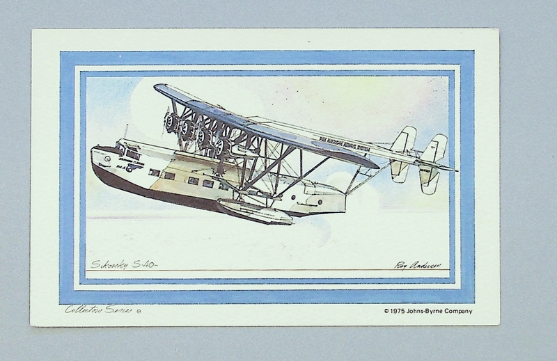 Image: postcard: Pan American Airways, Sikorsky S-40