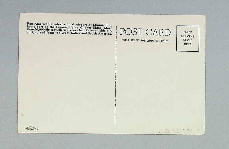 Image: postcard: Pan American Airways, Sikorsky S-42 Brazilian Clipper