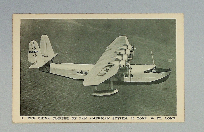 Image: postcard: Pan American Airways, Sikorsky S-42 Brazilian Clipper