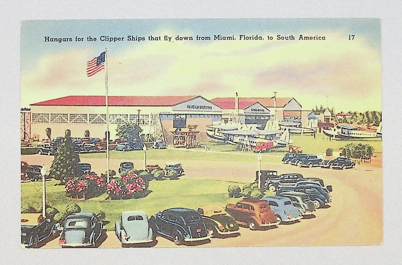 Image: postcard: Pan American Airways, International Pan American Airport