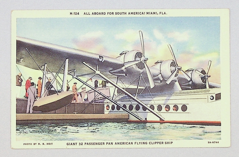 Image: postcard: Pan American Airways, Sikorsky S-42