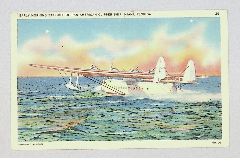 Image: postcard: Pan American Airways, Sikorsky S-42 Brazilian Clipper