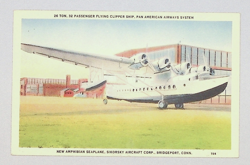 Image: postcard: Pan American Airways, Sikorsky S-42