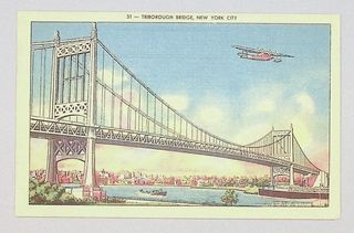 Image: postcard: Triborough Bridge
