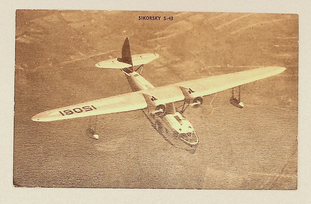 Postcard: Pan American Airways, Sikorsky S-43