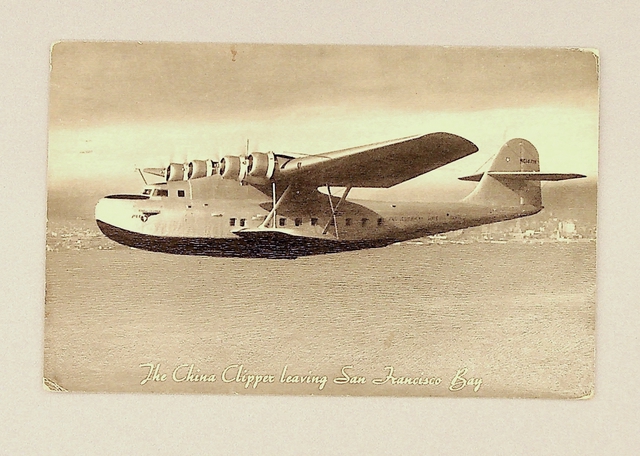 Postcard: Pan American Airways, Martin M-130 China Clipper