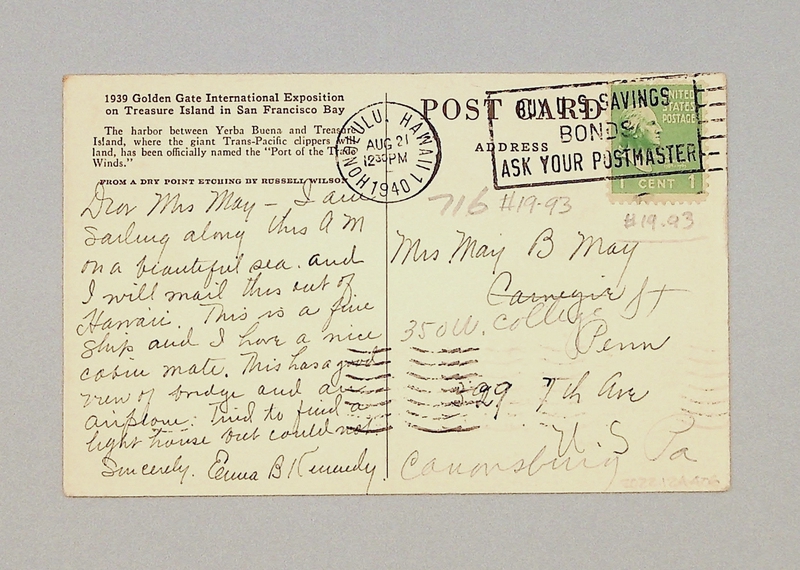 Image: postcard: Pan American Airways, Martin M-130