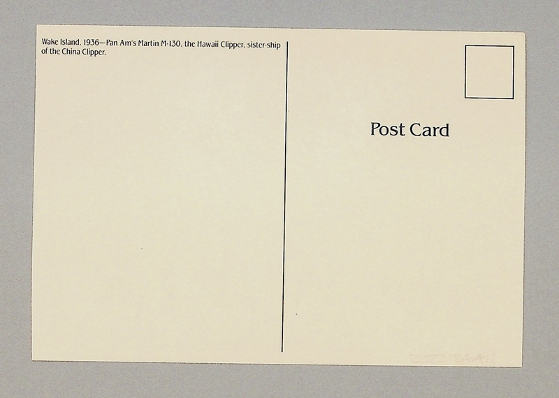 Image: postcard: Pan American Airways, Martin M-130 Hawaii Clipper