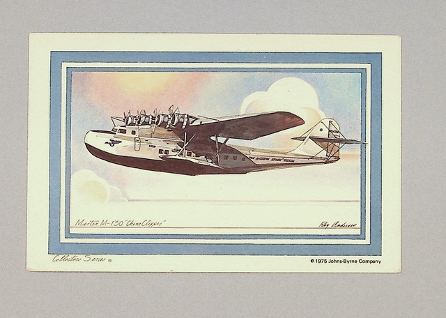 Postcard: Pan American Airways, Martin M-130 China Clipper