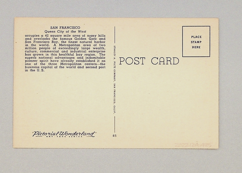 Image: postcard: Greetings from San Francisco