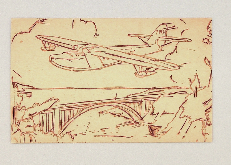 Image: postcard: Pan American Airways