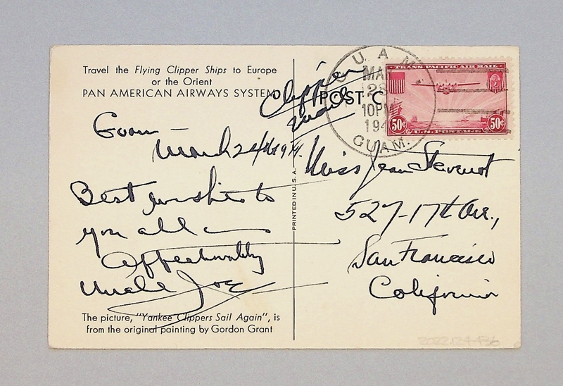 Image: postcard: Pan American Airways, Boeing 314 Clipper