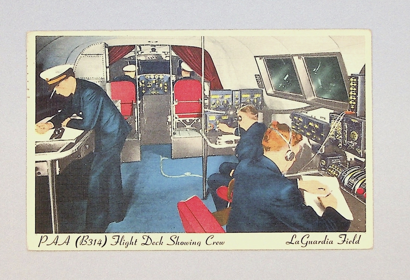 Image: postcard: Pan American Airways, Boeing 314 Clipper